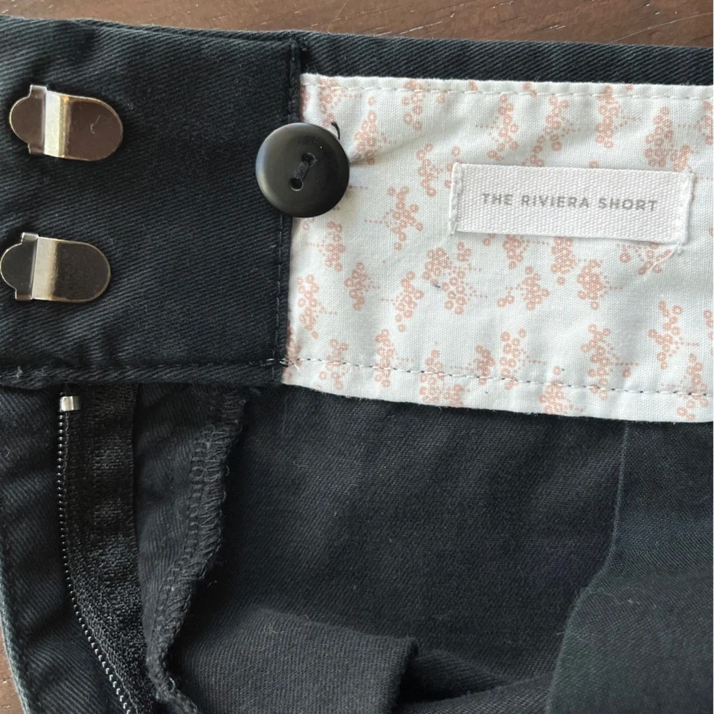 Loft Black Riviera Shorts, 97% Cotton 3% Spandex, Machine Washable, 10 - Picture 5 of 6